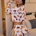 Pijama Longo Cropped - Capivara