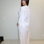 Robe Cetim - Branco